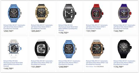 richard mille timepieces|Richard Mille watch price list.